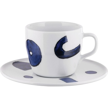 Alessi Чаша за кафе Itsumo Yunoki с чинийка 150 мл (NF08/87S)