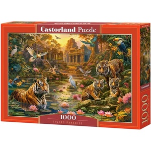 Castorland Пъзел Castorland от 1000 части - Рай на тигрите (C-105199-2)