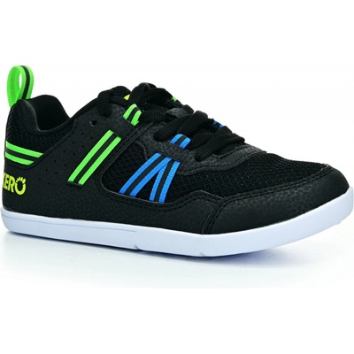 Xero shoes Prio Youth Black/Lime barefoot topánky