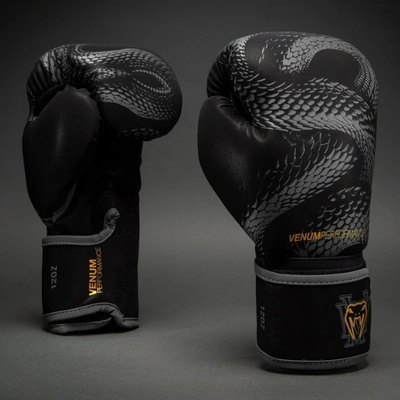 Everlast Боксови Ръкавици Venum Matupa Boxing Gloves - Black/Grey/Gold - 12 oz