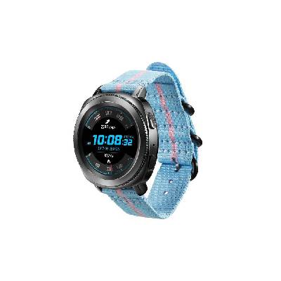 GP-R600BREECAF Premium Nato - оригинална каишка за Samsung Gear Sport и Watch Active (20мм) (син)