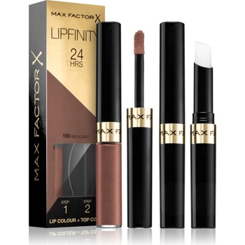 MAX Factor Lipfinity Lip Colour дълготрайно червило с балсам цвят 190 Indulgent 4, 2 гр