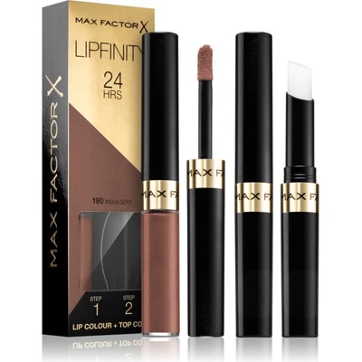 MAX Factor Lipfinity Lip Colour дълготрайно червило с балсам цвят 190 Indulgent 4, 2 гр