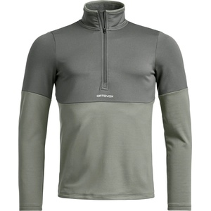 ORTOVOX Мъжки поларен пуловер Ortovox Fleece Light Zip Neck Fleece jumper - Green Sage - размер XXL (005-7597-0315)
