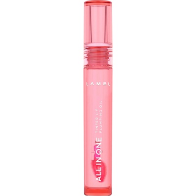 Lamel All in One Lip Tinted Plumping Oil 401 Pigmentovaný ošetrujúci olej na pery 3 ml