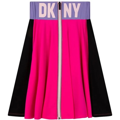 DKNY Детска пола Dkny в розово къс модел разкроен модел (D33594.156.162)