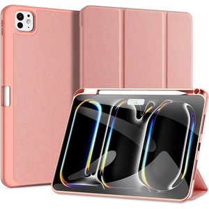 Dux Ducis Калъф с Pen Поставка за iPad Pro 13 2025-2024, Dux Ducis Domo Case, Розов (6934913006146)