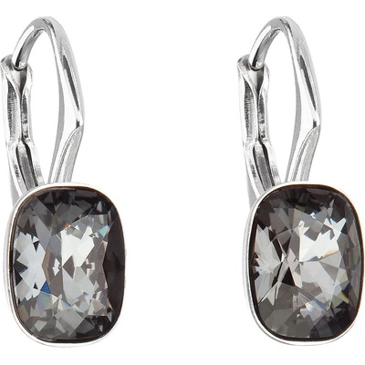 Swarovski visací s krystaly černý obdélník 31278.5