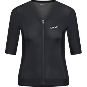 POC Дамска фланелка с къс ръкав за колоездене POC Women's Raceday S/S Jersey Cycling jersey - Uranium Black (156-3068-0313)