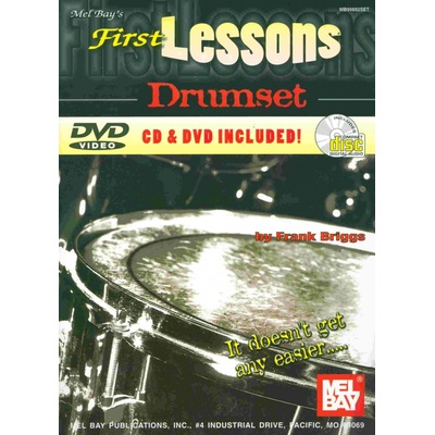 First Lessons Drumset noty na bicí +CD & DVD