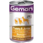 Gemon Puppy & Junior Chicken & Turkey - Консерва за кученца (400 г)