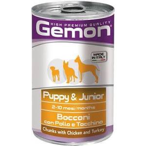 Gemon Puppy & Junior Chicken & Turkey - Консерва за кученца (400 г)