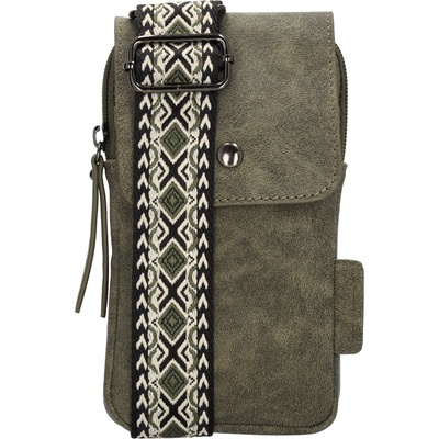 Beagles dámska crossbody taška na mobil Malaga olivová