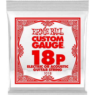 Ernie Ball 1018 Plain Steel Single .018