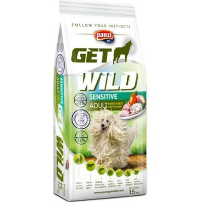 Panzi GetWild Adult Sensitive Rabbit&Beef with Pumpkin 2 x 15 kg