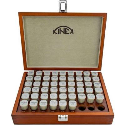 KINEX Кръгли шаблони мерки калибри KINEX - 0.3-3/0.1 mm, 41 части (KIN1047-13-005)