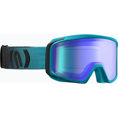 Neon Скиорска маска Neon Eclipse petroleum/mirror blue