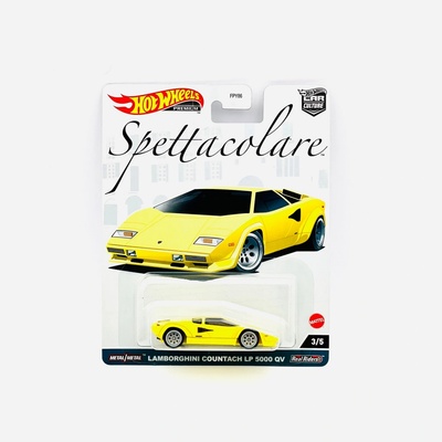 Lamborghini Countach LP 5000 QV Spettacolare Hot Wheels Premium 1:64