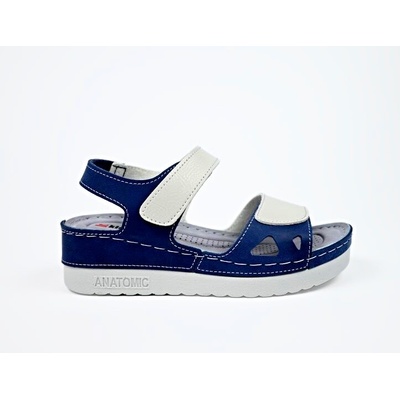 Dr.Klompa Dámske šľapky 027 navy/grey