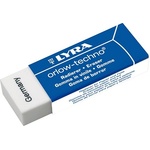 LYRA Ластик LYRA 20 orlow-techno с държач за хартия 62x22x12 mm бял 7410200 (7410200)