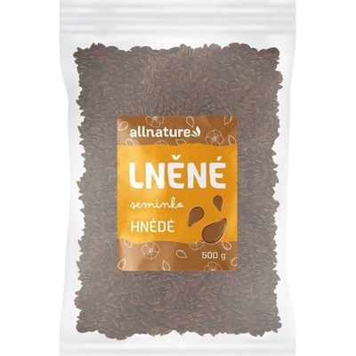 Allnature Lněné semínko hnědé 500 g