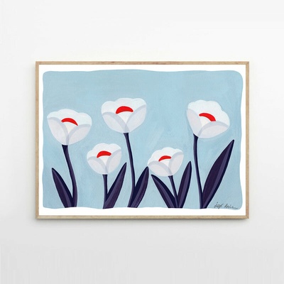 Moikka Plakát Flowers 01 by Iga Kosicka A4 (21x27cm)