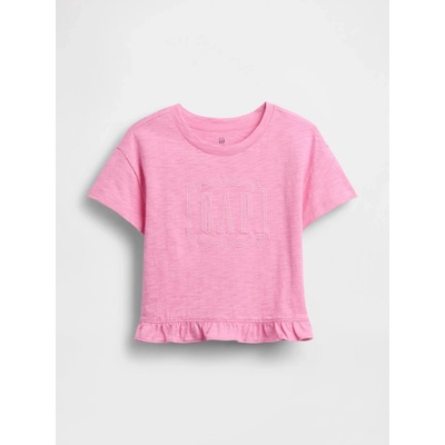 GAP Baby tričko s logem Růžová