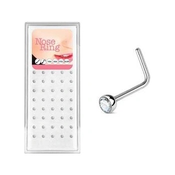 Šperky4U sada 40ti piercingů do nosu zirkon N0000-31