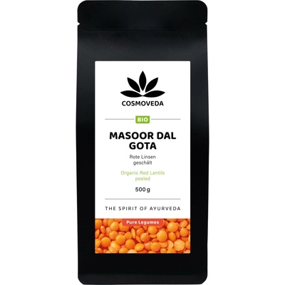 Cosmoveda Masoor Dal Gota bio červená loupaná čočka 500 g