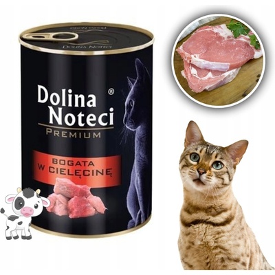 Dolina Noteci Premium Cat Rich in Veal 400 g