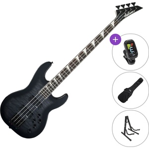 Jackson JS3Q Concert Bass AH Standard SET Transparent Black Sunburst Електрическа бас китара