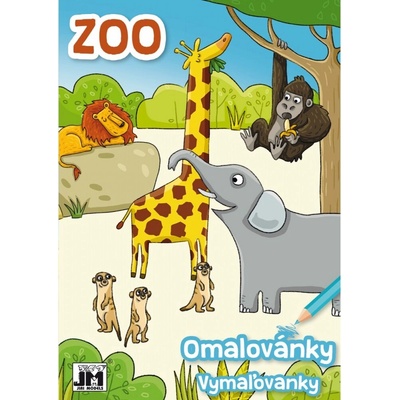 JModels JM omalovánky A5+3351-4 ZOO