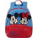 Samsonite batoh Disney Ultimate Minnie/Mickey Stripes modrý
