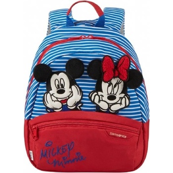 Samsonite batoh Disney Ultimate Minnie/Mickey Stripes modrý