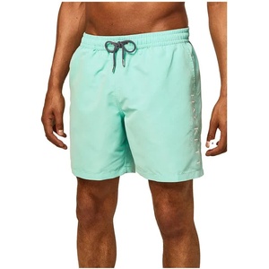 Hackett Бански гащета Hackett Solid swimming shorts - Blue (Aqua)