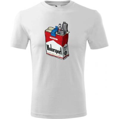 Tričko Motorsport biela