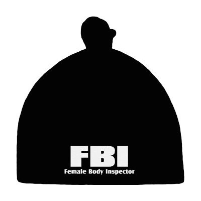 Dětská čepice s uzlem FBI