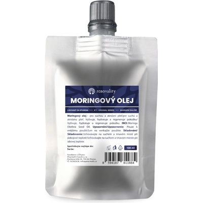 Renovality Moringový olej 100 ml náhradní balení