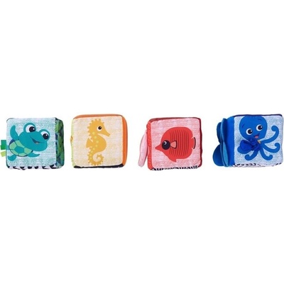 BABY EINSTEIN Kocky látkove set 4ks Explore&Discover
