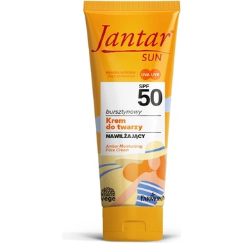 Farmona Natural Cosmetics Laboratory Слънцезащитен крем за лице с висока защита SPF 50 Farmona Jantar SUN Amber (FASUN976517)