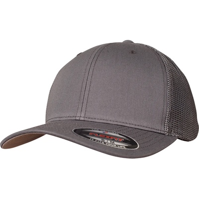Urban Classics Шапка с козирка в тъмносиво Flexfit Mesh TruckerUB-6511-00094 - Тъмносив, размер S/M