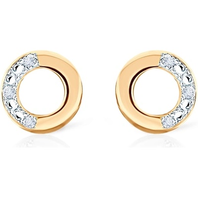 SAVICKI обеци: злато. диаманти