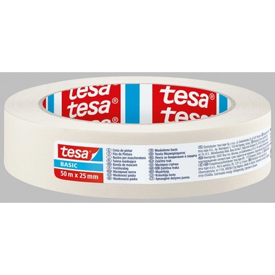 Tesa Maskovací páska základní 50 m x 25 mm bílá