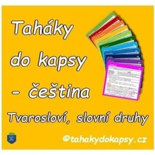 Taháky do kapsy - Ćeština: Tvarosloví, slovní druhy (kartičky v krabičce)