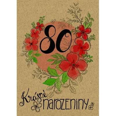 Baloušek BeBechy - přání 80, A6, kraftový papír