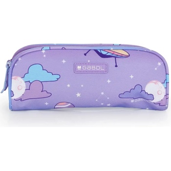 Gabol Ученически несесер Gabol Cosmos с два цип, мек