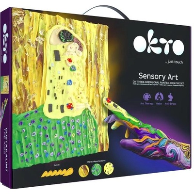 OKTO SENSOTY ART комплект за рисуване „Целувка 30x40 см