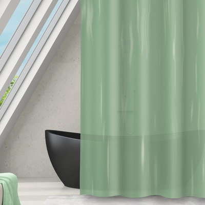 MSV ЗАВЕСА ЗА БАНЯ peva romana 180х180 МЕНТА (149575)