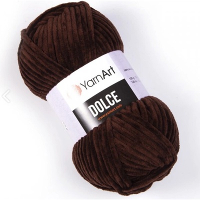 Yarn Art příze Dolce 775 čokoládově hnědá