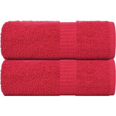 vidaXL Кърпи за пране FROGN 2 бр. Червени 30x30 см 360 г/м2 (136920)